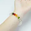 Pulseira de Cristal, Pulseira Simples Transparente de Círculo Único, Joia de Mão Fashion e Versátil, Presente para Melhor Amiga, Atacado de Joias, Pulseira de Cristal