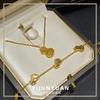 Novo Colar Chinês Retrô de Gourd de Gelo Picado Sensação de Alta Qualidade Requintado Moda Nicho de Luxo Leve Versátil Elegante Corrente para Clavícula