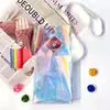 Bolsa de Ombro TPU com Laser Personalizada, Porta-Moedas Colorido de Borracha Macia Estéreo, Bolsa de Encaixe TPU Transversal de Voltagem