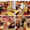 Oro Puro 999Labubu Labubu Colgante Llave de Burbuja Mart Llavero Lindo de Moda Dibujo Animado Colgante para Bolsa
