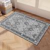 Amazon Venta Caliente Alfombra Estilo Americano Persa de Terciopelo de Cristal Resistente a la Suciedad Antideslizante Decorativa para el Hogar Entrada Antideslizante para Frotar los Pies Felpudo
