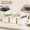 Hogar Cocina Utensilios de Cocina Caja de Almacenamiento para Condimentos Estante de Almacenamiento para Tapas de Ollas Tipo Cajón Multifuncional con Polea Caja Organizadora para Gabinete