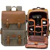 Mochila para Cámara SLR, Mochila, Bolsa Todo en Uno para Computadora y Drone, Mochila de Fotografía Profesional Estilo Urbano, Impermeable para Hombre