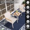 Hierba de PP Raffia Tejida Equipo de Camping Alfombrilla para RV Alfombra Exterior Anti-Envejecimiento a Prueba de Humedad para Uso en Jardín Patio Césped