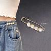 Calça Cintura Pin Roupas Fixas Acessórios Anti-corrida Broche Calças Femininas Fivela Apertada Cintura Mudança Cintura Pequena Artefato Apertado