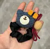 Scrunchie Estilo Coreano com Laço e Estampa de Flores para Mulheres 2026 Novo Estilo Elástico de Cabelo para Coque Elástico Alto Corda de Cabelo Acessório de Cabelo