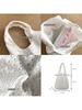 Bolsa de Férias Nova de Renda com Margaridas Estilo Coreano Ins Bolsa de Ombro de Fada Bolsa de Lona Estereoscópica de Cerejeira Bolsa de Estudante