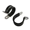 Abrazadera de Tubo Tipo R de Goma Changsheng Fengyuan Acero Inoxidable Galvanizado con Almohadilla de Goma Soporte de Fijación para Arnés de Cableado