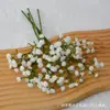 Flor de Simulación Gipsófila Decoración de Boda Nupcial Ramo de Flores para Sostener Pegamento Suave Mini Fresco Individual Gipsófila