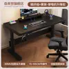 Escritorio de Madera Maciza, Escritorio para Computadora, Altura Ajustable, Estudiante Hogar Dormitorio Sala de Estudio, Apartamento Pequeño Niños Estudio Almacenamiento Mesa