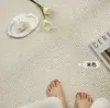 Tapete Sisal Imitação Linho Estilo Japonês Cor Sólida Tapete de Cabeceira Sala de Estar Sala de Chá Tapete de Piso Anti-Arranhão de Gato Tapete para Varanda Janela de Canto Lavável à Máquina