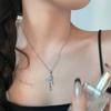 Nova Corrente de Asas de Borboleta Cravejadas de Diamantes Temperamento Feminino Meninas Alta Qualidade Lado Duplo Concha Corrente Clavicular Explosões
