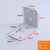Suporte Angular Galvanizado para Conectores de Gabinete de Banheiro, Suporte Angular Espessado em Ângulo Reto, Suporte de Suspensão em Forma de Z
