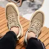 Zapatos de Hombre Primavera y Otoño 2025 Nuevos de Moda Versátiles Casuales Deportivos Planos Cómodos Transpirables Zapatos de Hombre