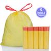 Una generación de bolsas de basura bolsas de basura para el hogar al por mayor fabricantes de Dongguan 5 rollos bolsas de basura con cordón Al por mayor