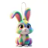 Produto Novo de Páscoa Transfronteiriço Figura Plana de Acrílico Coelho Fofo Enfeite para Pendurar no Carro Decoração de Natal Ação de Graças