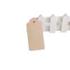 Etiqueta de papel kraft personalizada DIY pequeña tarjeta de agradecimiento caja de dulces accesorios componente tarjeta creativa en blanco