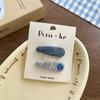 Nuevo Estilo Tela de Encaje con Lazo Cuadros Pinza para el Cabello Clip BB Diadema de Encaje Linda Pinza para el Cabello Versátil Hecha a Mano Accesorios para el Cabello