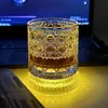 Porta-copos Luminoso Grátis, Copo de Bebida Luminoso Giratório de Alto Valor para Alívio do Estresse, Copo Baixo para Whisky, Copo de Plástico Simples
