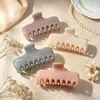 Pinza para el cabello de estilo coreano color rosa melocotón y café con leche, con un toque de alta gama, pinza de tiburón limpia y simple, pasador elegante, accesorios para el cabello al por mayor