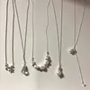 Collar de Perlas Lágrimas de Sirena para Mujer, Cadena Clavicular Ajustable, Gargantilla de Lujo de Alta Gama para Suéter