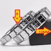 Aliexpress Venda Quente Pulseira Modular de Aço Titânio Italiana, Módulo Inteiro de Aço Inoxidável Joias DIY Compra no Atacado