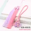 Nudo Chino Borla Semicabado Nudo Propicio Cuerda para Mango Doble Color Espiga Accesorios Accesorios Cuerda Colgante para Coche DIY