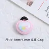 Mini Bolsa Doce Fria de Amor Desenho Animado Acessórios de Joia DIY Resina Cola Cremosa Pequenos Acessórios Material para Presilha de Cabelo