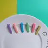 Pinza para el pelo de color ovalada brillante con sensación de gelatina, pinza lateral, pinza pequeña para flequillo, clip lateral, material de accesorios para producción DIY