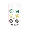 Nuevo Producto Transfronterizo: Calle. Pegatinas de Tatuaje de Brillo del Día de San Patricio, Pegatinas de Tatuaje de Trébol para Fiesta del Festival Irlandés