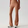 Pantalones de Pierna Ancha Acampanados Estilo Europeo y Americano, Ajustados, Sensación de Segunda Piel, Pantalones de Yoga Levanta Glúteos para Mujer, de Cintura Alta, Ligeramente Acampanados, Pantalones Deportivos Casuales al por Mayor