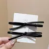 Pinza para el pelo de terciopelo con forma de corazón y perlas, estilo coreano, color block, nuevo modelo otoño e invierno 2026, pinza de pico de pato para frente y laterales