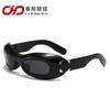 Nuevas gafas de sol ovaladas con concepto de moda D, gafas de sol de moda punk y tecnológica, gafas de moda transfronterizas para hombres y mujeres