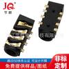 Suministro conector de audífonos de parche oblicuo para fregadero 3.5 conector hembra para fregadero de cuatro secciones 3.5 conector de audio 3.5 conector hembra