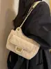 Yozzi 2026 modelo nuevo de principios de otoño, bolso de hombro acolchado con cadena estilo Chanel, de alta gama, elegante, versátil para mujer