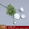 Decoração de Casamento com Flores Brancas, Peônias, Phalaenopsis, Rosas, Arranjos Florais de Teto e Arranjos Florais Pretos para o Salão de Casamento