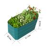 Caixa de Plantio de Metal Transfronteiriça para Jardinagem Doméstica Horta Combinada Respirável Canteiro de Mudas ao Ar Livre Canteiro de Flores Galvanizado