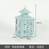 Lámpara de Viento de Colores Portavelas Accesorios de Fotografía Decoraciones Creativas Regalos Románticos Luces de Atmósfera Estilo Camping Hierro Calado