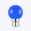 Bombilla de Luz LED de Colores Rosca E27 Bayoneta B22 Decorativa de Colores Amarillo Verde Azul Rosa Naranja Morado Rojo Pequeña Bombilla de Bajo Consumo