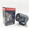 Proyector de Luz Navideño Mini Patrón Nieve Cruzada con Copos de Nieve Giratorios de Colores para Decoración de Árbol de Navidad y Ambiente