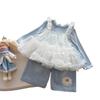 [Nuevo Estilo Otoño-Primavera] Ropa Infantil Tongxingyuan 2026 Nuevo Estilo Primavera Conjunto Casual de Top Camisola Estilo Coreano Estilo Dulce