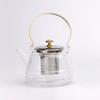 Olla de Haz de Vidrio de Borosilicato Alto Espesor que Encierra Calentamiento de Horno para Uso Doméstico de Gran Capacidad Bilis de Acero Inoxidable Mango de Cobre Hervidor de Té
