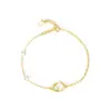 Pulseira Fita de Möbius para Mulheres, Prata de Lei S925, Design de Nicho Estilo Ins, Joia de Pulseira com Pérolas, Presente para Namorada