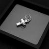 Nuevos Pendientes de Acero de Titanio Cruzados de Venta Caliente, Joyería para Orejas de Moda Personalizada de Nicho, Pendientes de Acero Inoxidable Que No Se Desvanecen