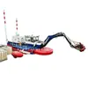 Barco Dragador Water King: Un equipo de doble uso para dragado de ríos y canales, extracción de arena y remoción de maleza, que funciona tanto en tierra como en agua