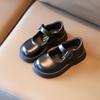 Sapatos Pequenos de Couro Exportação 2025 Nova Coleção Primavera & Outono Sapatos Estilo Princesa para Bebês de 1 a 3 Anos Sapatilhas Estilo Estrangeiro para Meninas de 6 a 9 Anos