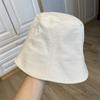 Textura Estilo Japonés Cuadros Finos Costuras de Seis Piezas Sombrero de Cubo para Mujer Otoño e Invierno Nuevo Artístico Que Muestra el Rostro Sombrero de Pescador Pequeño