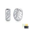 Pendientes de Plata de Ley S925 con Moissanita Diagonal y Patrón Diagonal Incrustado con Moissanita, Pendientes Versátiles de Moda Unisex de Lujo Ligero