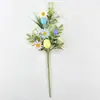 Arreglo Floral de Huevo de Pascua Personalizado, Arreglo Floral Artificial de Huevo de Pascua, Adorno de Decoración Floral para el Hogar