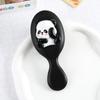 Pente de Pelúcia Panda Fofo de Desenho Animado, Mini Pente de Airbag Portátil, Alisamento de Cabelo Moderno, Pente Massageador Sem Nós Atacado